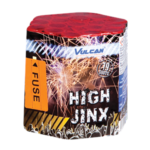 1110 High Jinx High Jinx Vulcan 19 Shots Highjinx Vulcan Europe Vulcan Fireworks Cake Compact Vuurwerkbatterij T&T Fireworks