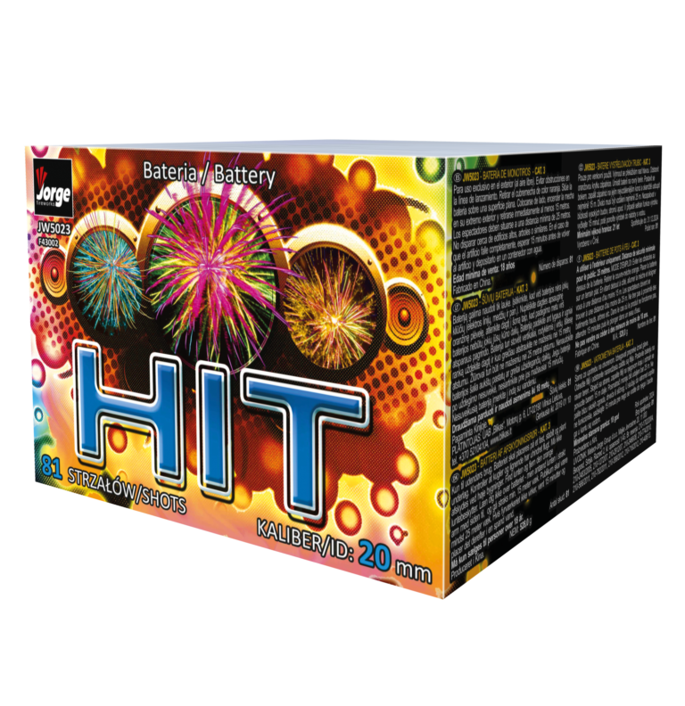 JW5023 Hit Jorge Fireworks T&T Fireworks Bvba Hit Jorge 5023 JW Pools Vuurwerk 81 Shots