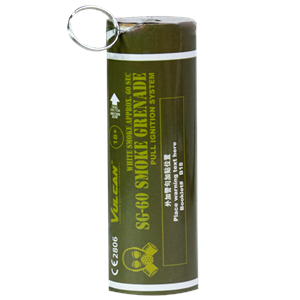 80037 SG 60 White Smoke Grenade Wire Pull Vulcan Single Ring