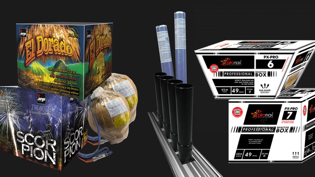 T&T Fireworks Groothandel Vuurwerk PX Pro Piromax Jorge Professional Fireworks Vulcan Professional Fireworks Professioneel Vuurwerk Pro Vuurwerk