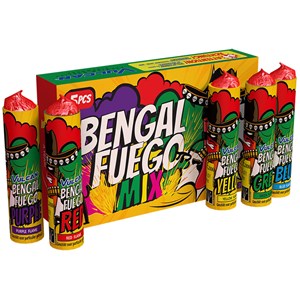 2011 Bengal Fuego Mix T&T Fireworks Vulcan Europe Bengaals Vuur Bengaals Vuurwerk Vuurwerkbengalen