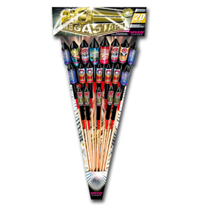 Weco 2966 Megastars Vuurpijlen Fireworks Rockets