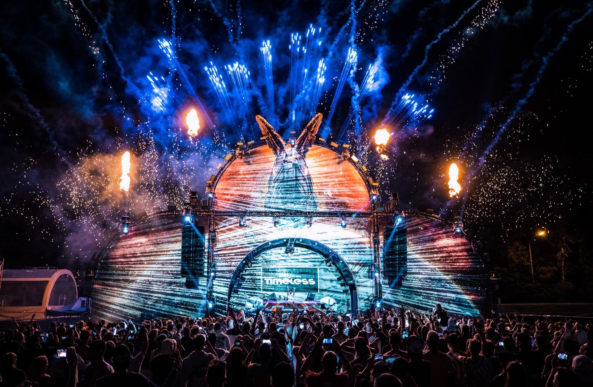 Timeless Festival - Feu d'artifice Timeless - T&T Fireworks