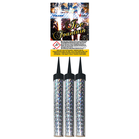 5000 Ice Fountains 3 Pack Ijsfonteinen Per 3 Taartfonteinen Per 3 Ijsfonteintjes Vuurwerkfonteinen Horecavuurwerk T&T Fireworks