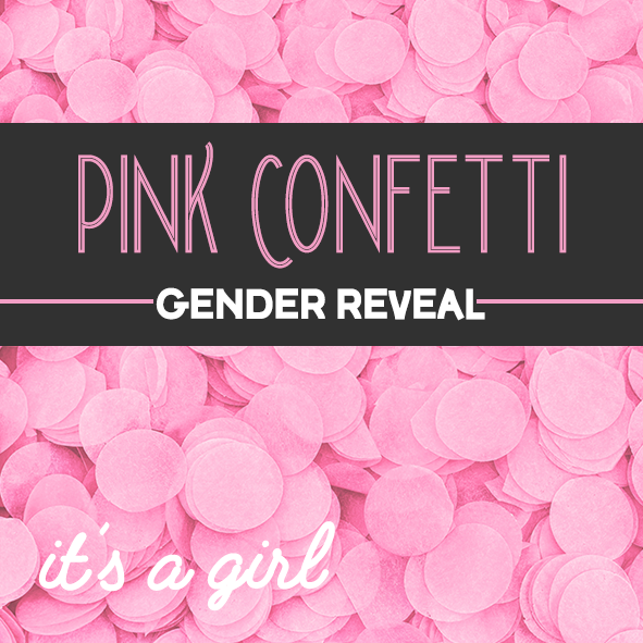 Gender Reveal Pink Confetti It's A Girl Roze Confetti Baby Girl Baby Meisje Aankondiging Geslacht Baby Confettikanon Roze T&T Fireworks