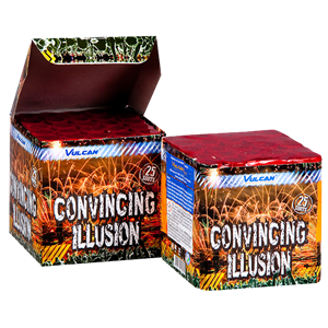 1105 Convincing Illusion Covincing Illusion Vulcan Verpakking Vulcan Europe Vulcan Fireworks Cake Compact Vuurwerkbatterij T&T Fireworks