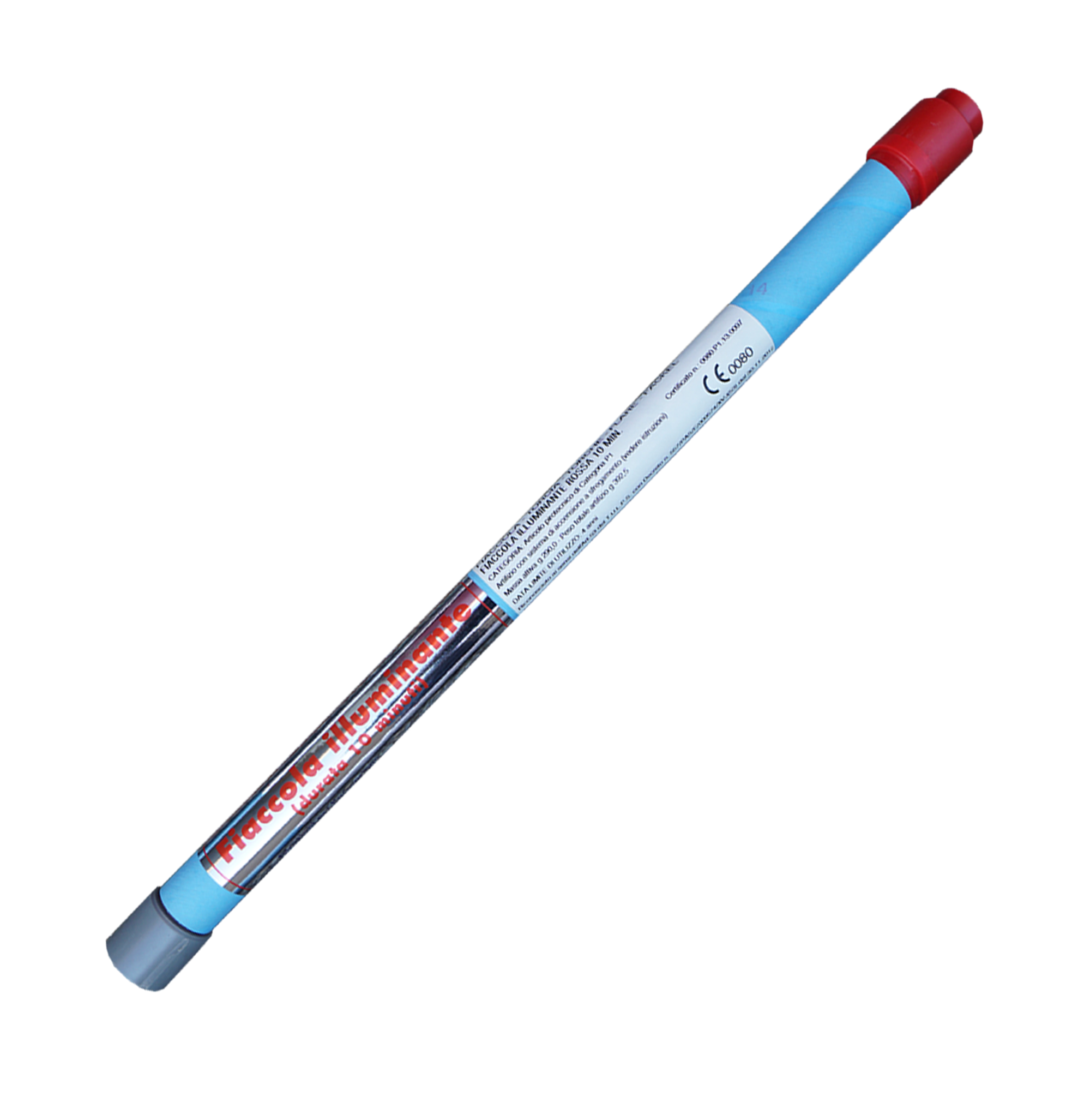 Panzera Fiaccola 10 Min Rosso Rood Bengaals Vuur Rode Bengaalse Fakkel Red Bengal Fire Skifakkel Skitoorts