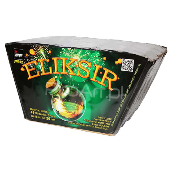 JW912 Eliksir Jorge Fireworks Fan Shape Waaier Vuurwerkbatterij Compact