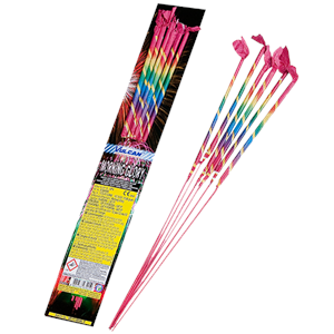 5014 Morning Glory Gekleurde Sterretjes Sterretje Sparkler Color Sparkler Vuurstaafje Junior Fireworks Kindervuurwerk Vulcan Europe T&T Fireworks