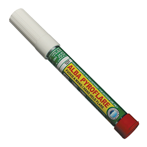 WEB Albatross Alba Pyroflare White Wit Bengaals Vuur Witte Bengaalse Fakkels Noodsignalen Noodsignaal Wit Bengaalse Handfakkels Bengal Torches Bengal Fire