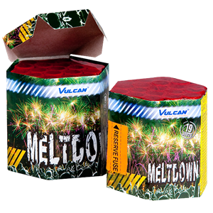 1109 Meltdown Meltdown Vulcan 19 Shots Vulcan Europe Vulcan Fireworks Cake Compact Vuurwerkbatterij T&T Fireworks