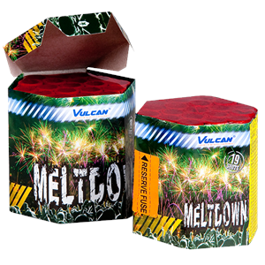 1109 Meltdown Meltdown Vulcan 19 Shots Vulcan Europe Vulcan Fireworks Cake Compact Vuurwerkbatterij T&T Fireworks