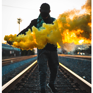 SW 30 Yellow Vulcan Smoke Grenade (Unsplash Picture)