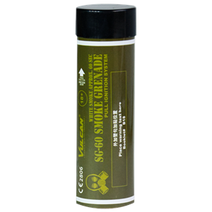 80037 SG 60 White Smoke Grenade Wire Pull Vulcan Single