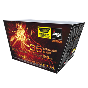 JW2000 Exclusive Collection Jorge Fireworks Waaier Fan Shape Vuurwerk Vuurwerkbatterij Vuurwerkbox Fireworks Compact