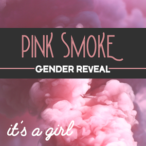 Gender Reveal Pink Smoke It's A Gril Roze Rook Baby Boy Baby Meisje Aankondiging Geslacht Baby Rookpatroon Roze T&T Fireworks