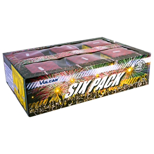 1041 Sixpack Six Pack 6 In 1 Vuurwerkpotten Sixpack Vulcan Sixpack Vulcan Vulcan Europe Vulcan Fireworks Cakes Compacts T&T Fireworks