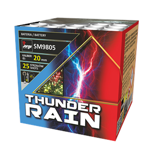 SM9805 Thunder Rain 25 Shots Pools Vuurwerk T&T Fireworks Bvba Jorge Fireworks Rain Thunder