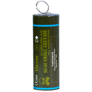 80038 SG 60 Blue Smoke Grenade Vulcan Wire Pull Single Ring