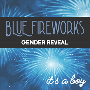 Gender Reveal Blue Fireworks It's A Boy Blauw Vuurwerk Baby Boyl Baby Jongen Aankondiging Geslacht Baby Vuurwerk Cake Roze T&T Fireworks (1)