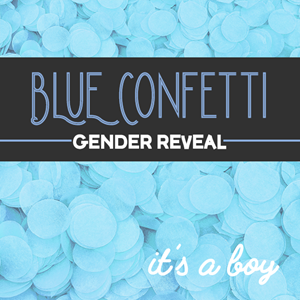Gender Reveal Blue Confetti It's A Boy Blauwe Confetti Baby Boy Baby Jongen Aankondiging Geslacht Baby Confettikanon Blauw T&T Fireworks (1)