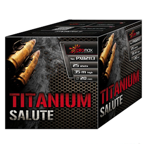 PXB2113 Titanium Salute Titanium Salute Piromax Titanium Piromax Salute Piromax T&T Fireworks Piromax Fireworks Piromax Fajerwerki