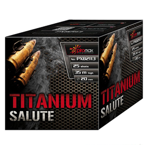 PXB2113 Titanium Salute Titanium Salute Piromax Titanium Piromax Salute Piromax T&T Fireworks Piromax Fireworks Piromax Fajerwerki