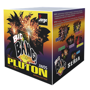 JW05 Big Bang Pluton Jorge Big Bang Serie Big Bang Seria Vuurwerkbatterij Jorge Fireworks Cake Compact T&T Fireworks