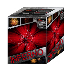PXB2117 Inferno Inferno 25 Shots Piromax Piromax Fireworks Piromax Fajerwerki Cake Compact Vuurwerkbatterij T&T Fireworks (1)