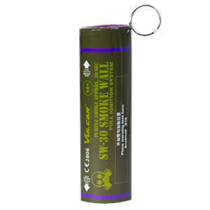 80050 Vulcan SW 30 Purple Dual Smoke Grenade Wire Pull Pull Ignition Smoke Ring