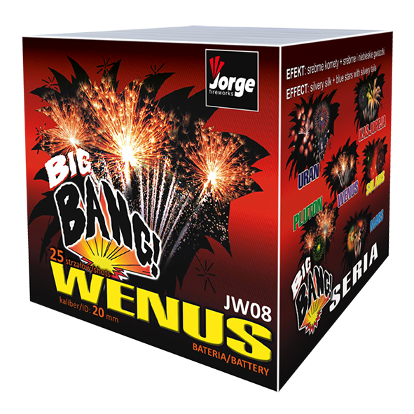 JW08 Big Bang Wenus Jorge Big Bang Serie Big Bang Seria Vuurwerkbatterij Jorge Fireworks Cake Compact T&T Fireworks (1)