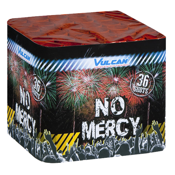 1147 No Mercy No Mercy Vulcan Nomercy Cake 36 Shots Vuurwerkbatterij Compact Vulcan Europe Vulcan Fireworks T&T Fireworks
