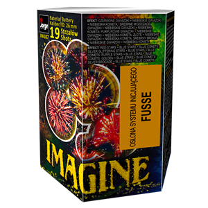 JW107 Imagine Jorge 19 Shots 19Sh Imagine Vuurwerkbatterij Jorge Fireworks Cake Compact T&T Fireworks