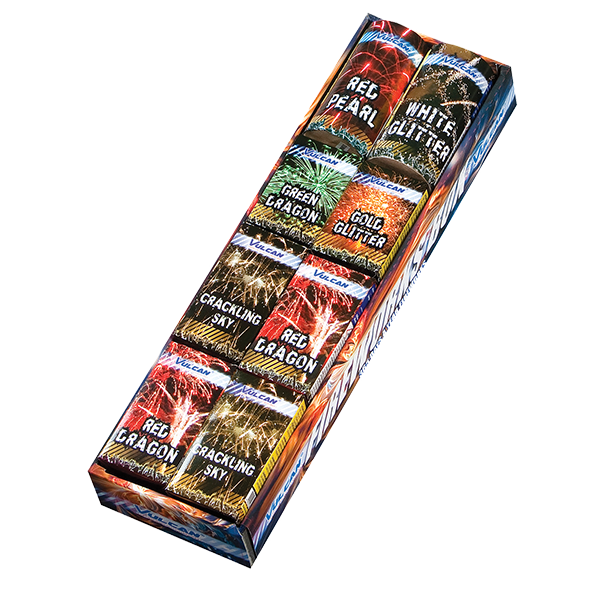 5047 Fireworks Box Fountains Vuurwerkfonteinen Stil Vuurwerk Geluidsarm Vuurwerk Diervriendelijk Vuurwerk Fontein Assortiment Vuurwerkfonteinen T&T Fireworks