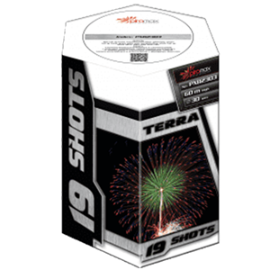 PXB2303 Terra Terra Piromax Piromax Fireworks Piromax Fajerwerki 19 Shots Cake 19 Shots Pot 19 Shots Compact Vuurwerkbatterij T&T Fireworks