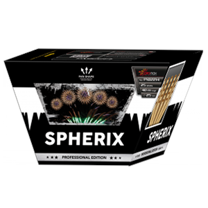 PXB2214 Spherix Piromax Fajerwerki Piromax Fireworks Fan Shape Vuurwerkbatterij Waaier