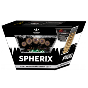 PXB2214 Spherix Piromax Fajerwerki Piromax Fireworks Fan Shape Vuurwerkbatterij Waaier