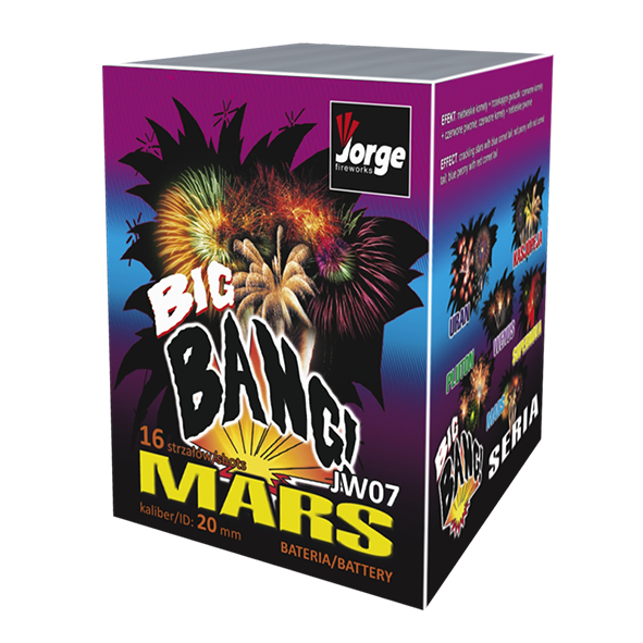 JW07 Big Bang Mars Jorge Big Bang Serie Big Bang Seria Vuurwerkbatterij Jorge Fireworks Cake Compact T&T Fireworks (1)