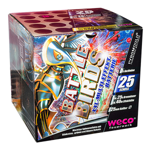 353403 1 Battle Birds Cake Compact Weco Vuurwerk Weco Feuerwerk Weco Fireworks