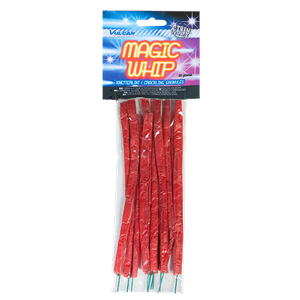 5048 Magic Whip Knetterlint Kindervuurwerk Jeugdvuurwerk Knetterende Sterren Grondvuurwerk Junior Vuurwerk Magic Whip Vulcan Europe T&T Fireworks