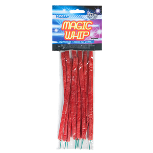 5048 Magic Whip Knetterlint Kindervuurwerk Jeugdvuurwerk Knetterende Sterren Grondvuurwerk Junior Vuurwerk Magic Whip Vulcan Europe T&T Fireworks