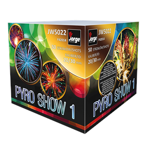 JW5022 Pyrsoshow Pyroshow Jorge Pyroshow I Pyroshow 1 Pyro Show 1 Jorge Jorge Fireworks Jorge Fajerwerki 50 Shots 20 30Mm (2)