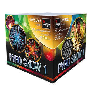 JW5022 Pyrsoshow Pyroshow Jorge Pyroshow I Pyroshow 1 Pyro Show 1 Jorge Jorge Fireworks Jorge Fajerwerki 50 Shots 20 30Mm (2)