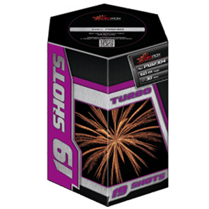 PXB2304 Turbo Turbo Piromax 19 Shots Compact 19 Shots Cake 19 Shots Pot Vuurwerkbatterij Piromax Fireworks Piromax Fajerwerki T&T Fireworks