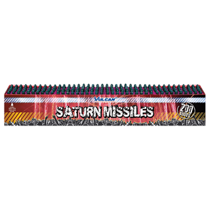 1123 Saturn Missile 200 Shots Saturn Missile Vulcan 200 Shots Fluiters Fluitbatterij Whistles Whistling Vulcan Europe Vulcan Fireworks T&T Fireworks