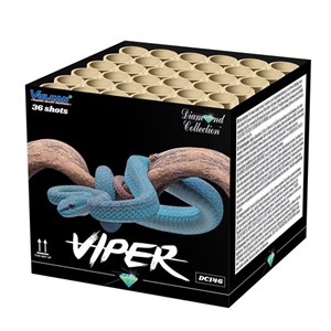 DC146 Viper Seal 36 Shots Cake Siervuurwerk Vulcan Europe T&T Fireworks
