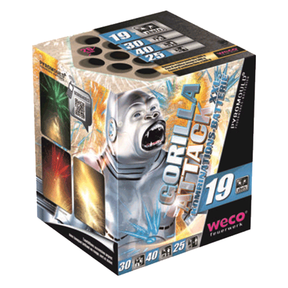 353411 84 Gorilla Attack Gorillaattack Weco Weco Feuerwerk Weco Fireworks T&T Fireworks