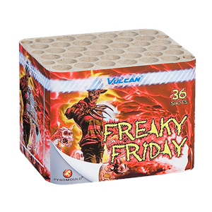 1629 Freaky Friday Freaky Friday Vulcan Vulcan Europe Vulcan Fireworks Pyromould Pyromould Cake Compaact Vuurwerkbatterij T&T Fireworks