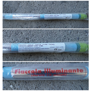 Panzera Skifakkel Rood Skitoorts Bengaal Ski Fiaccola Verdetorcia Green Torch Bengal Groene Bengaal Torche Flare Green