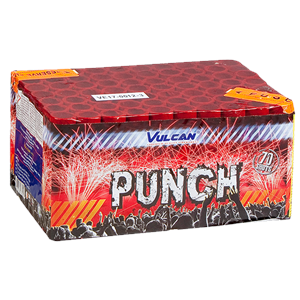 1140 Punch Punch Vulcan 70 Shots Cake 70 Shots Batterij Vulcan Nonstop Cake Compact Vuurwerkbatterij Vulcan Europe Vulcan Fireworks T&T Fireworks